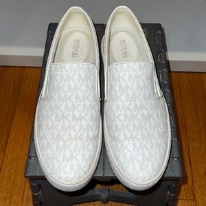 Michael Kors Keaton Slip-On Signature Logo Sneakers